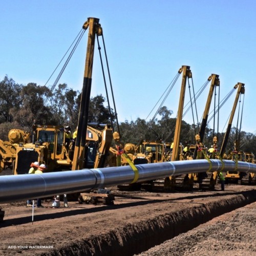 Laying of main pipelines